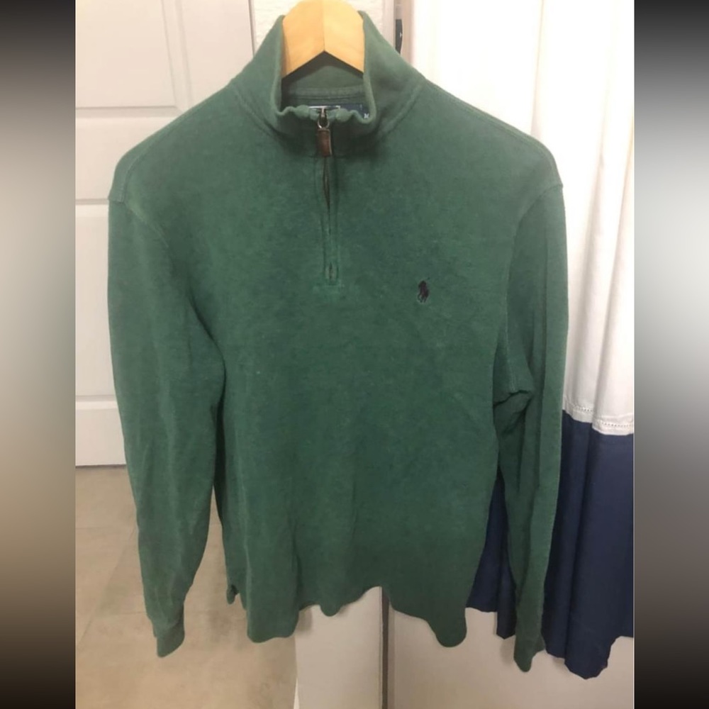 Polo Ralph Lauren 1/4 Zip Pullover Sweater, Size Medium